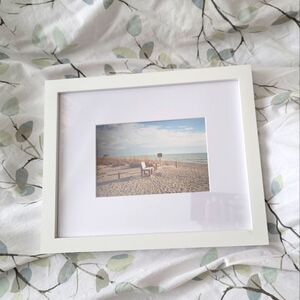 Framed Beach Photo Print 